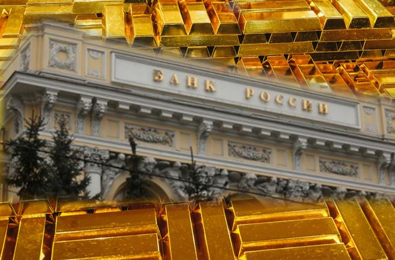 In Russia più oro che dollari nelle riserve della banca centrale